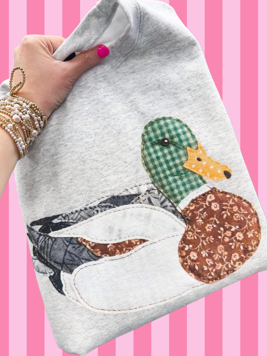 Mix fabric printed duck!