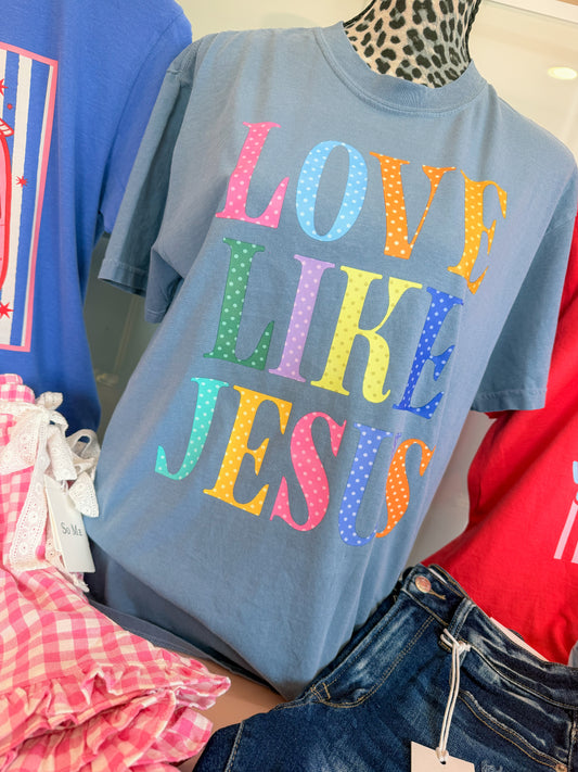 Love Like Jesus polka dot