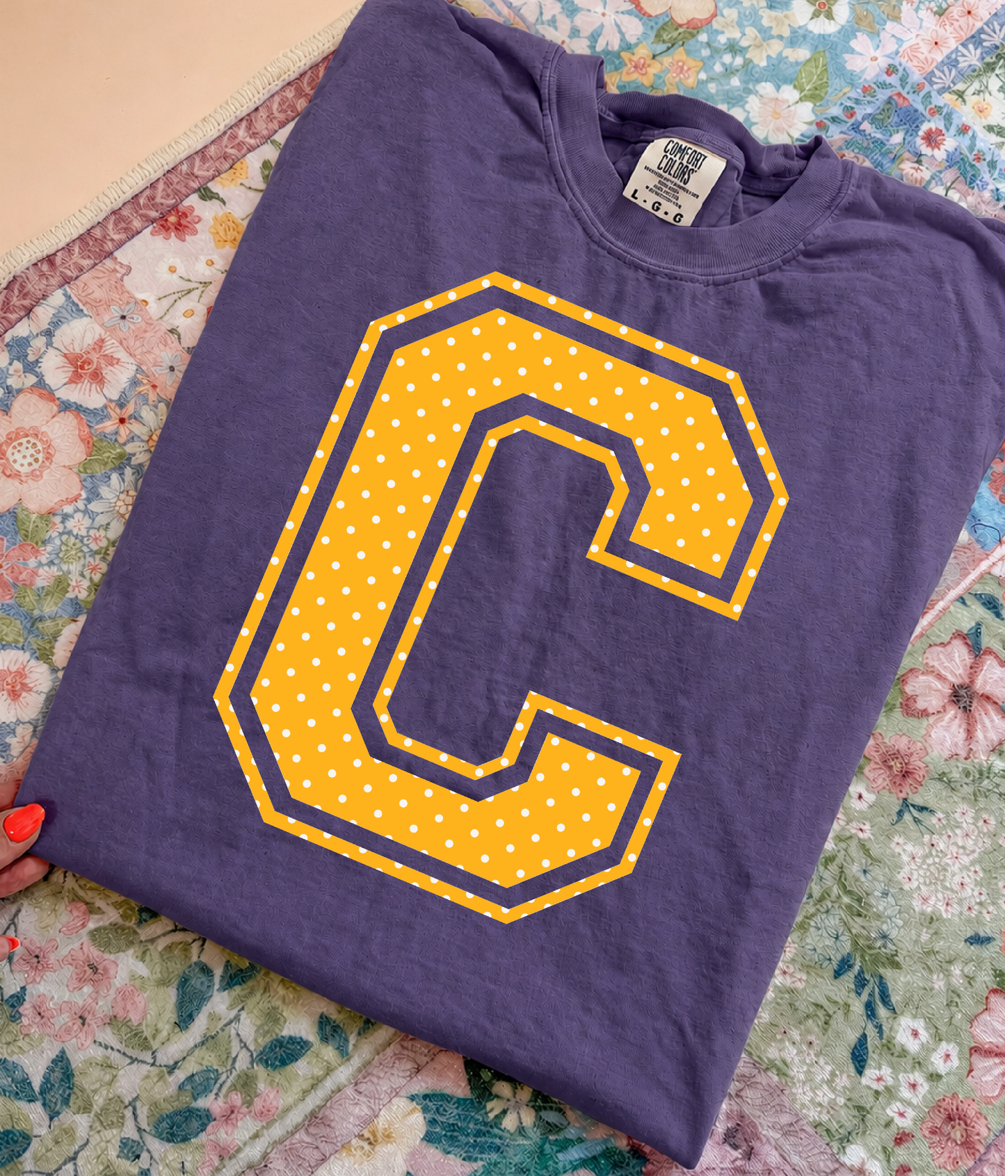 Large Varsity polka Dot