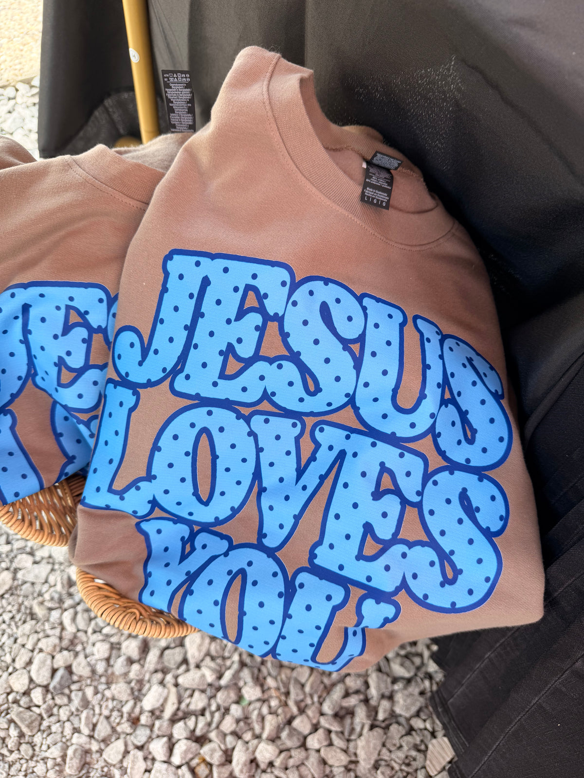 Jesus Loves You polka dot