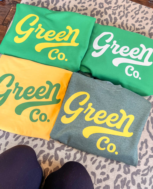 Green Co. font.