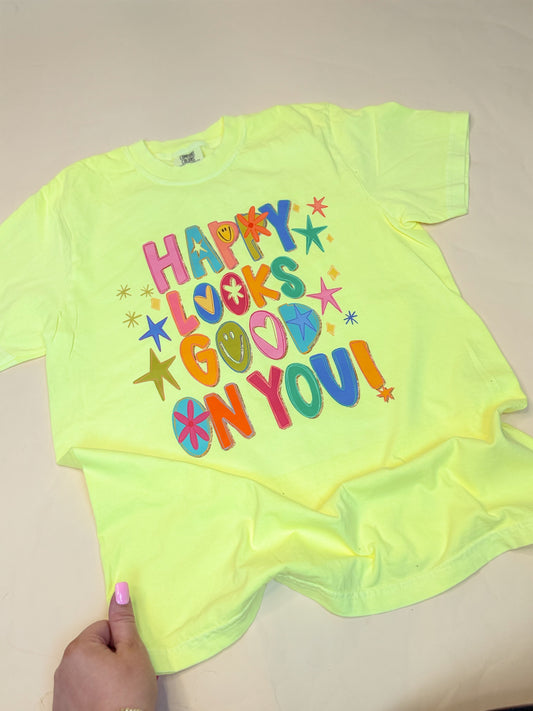 Happy looks good