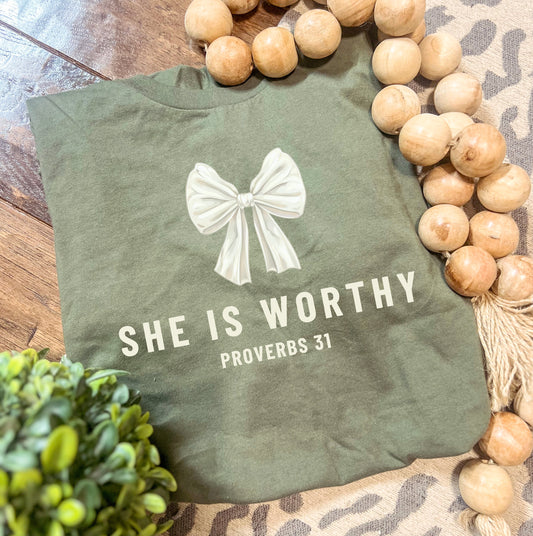 She is worthy.