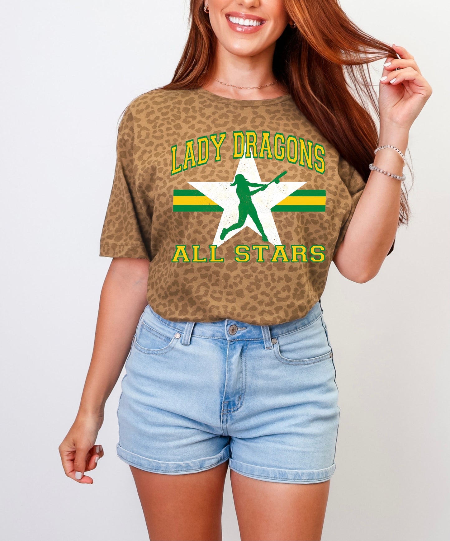 Lady Dragons authentic leopard
