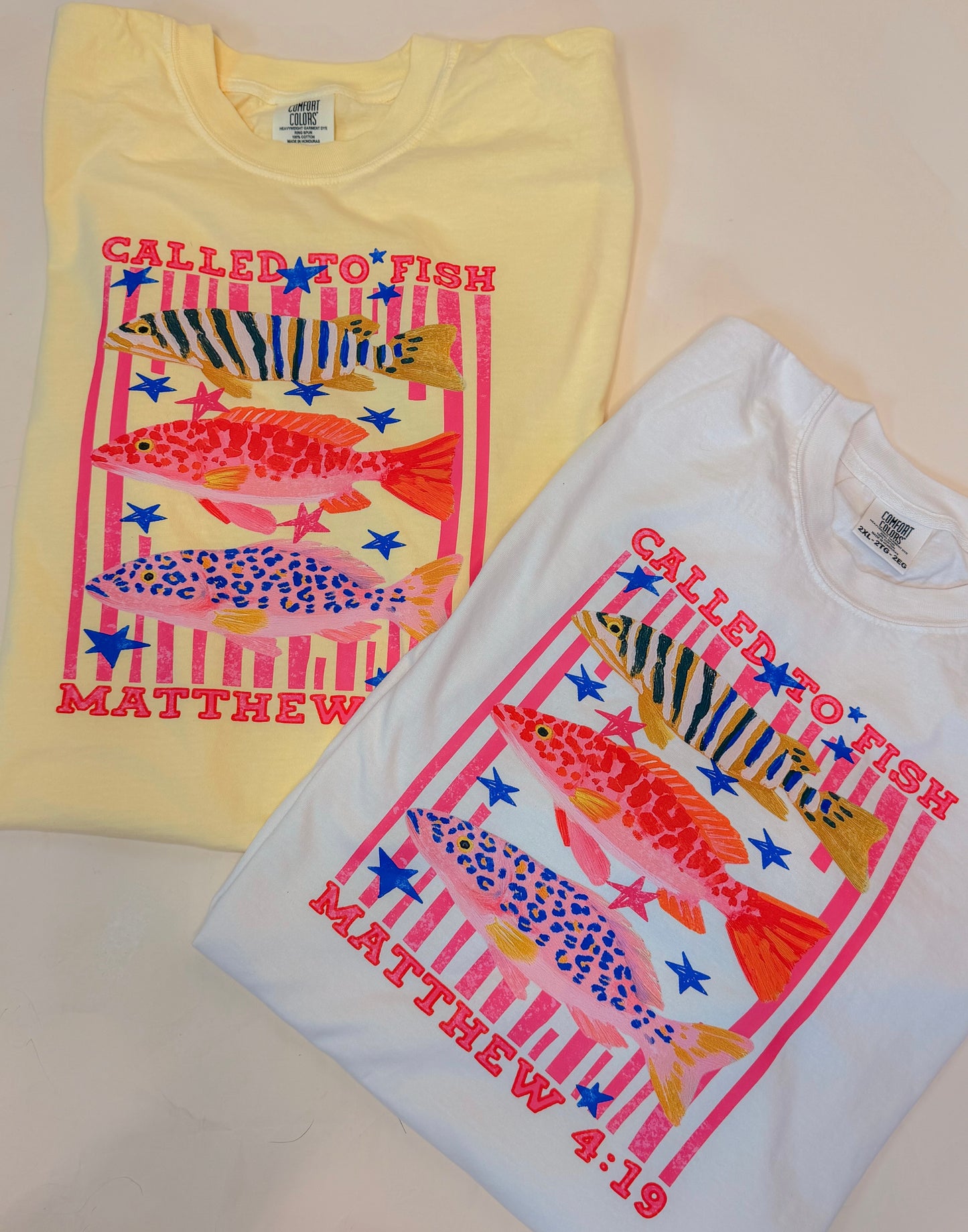 Called to Fish tee