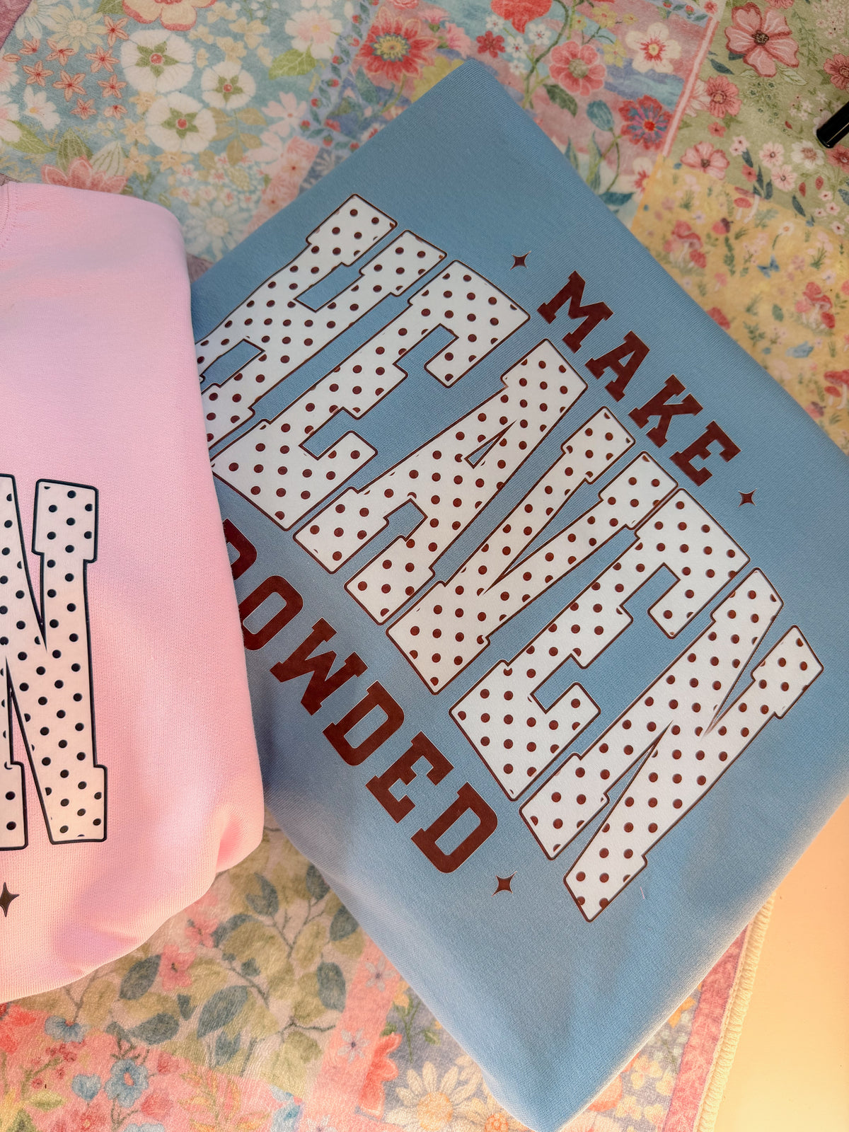 Make Heaven Crowded crewneck
